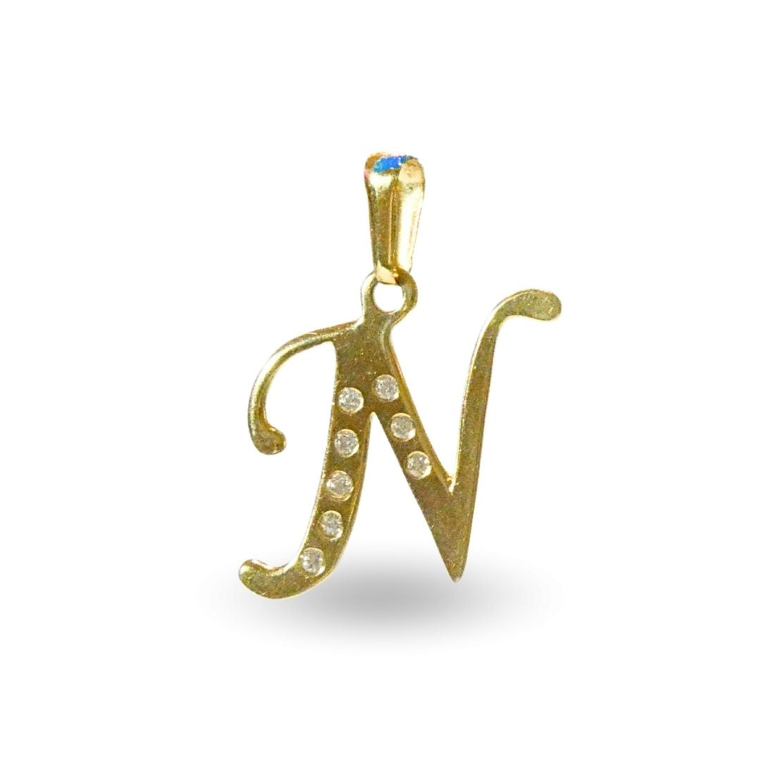 Letra "N" con Zirconia