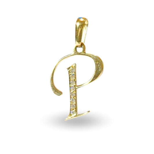 Letra "P" con Zirconia