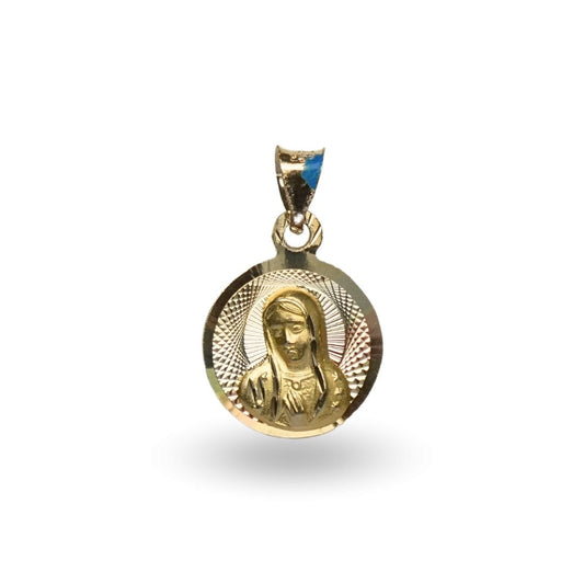 Medalla de medio busto de la Virgen de Guadalupe