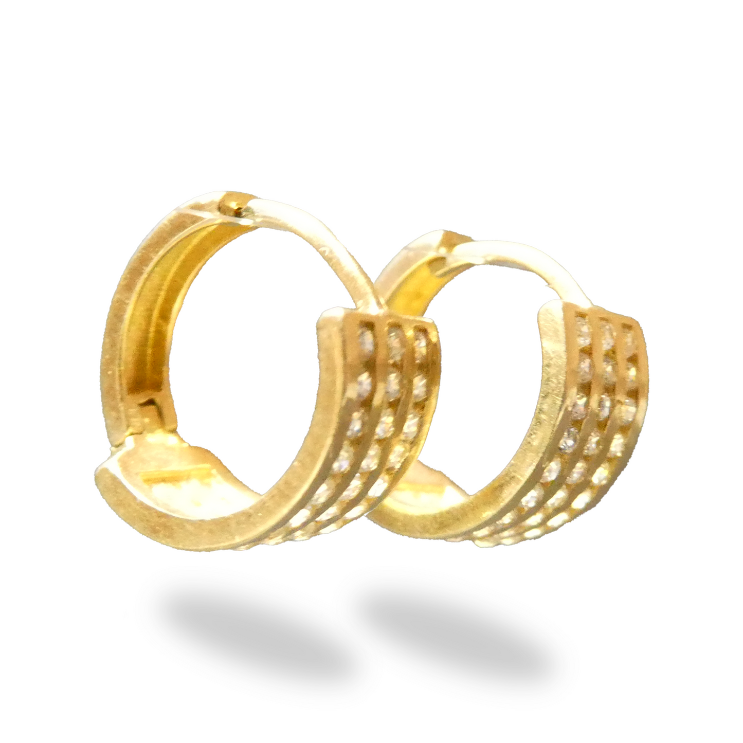 Arracadas Triple con Zirconias
