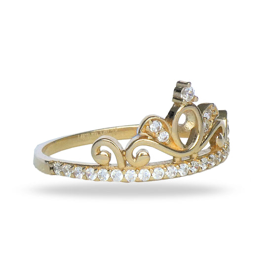 Anillo de Corona con Zirconias