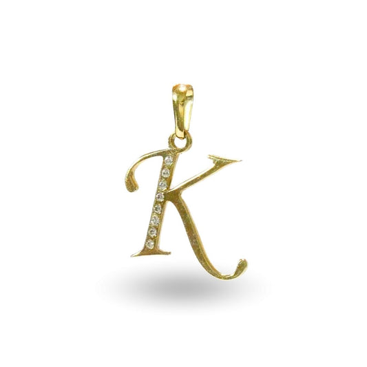 Letra "K" con Zirconia