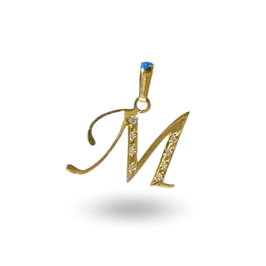 Letra "M" con Zirconia