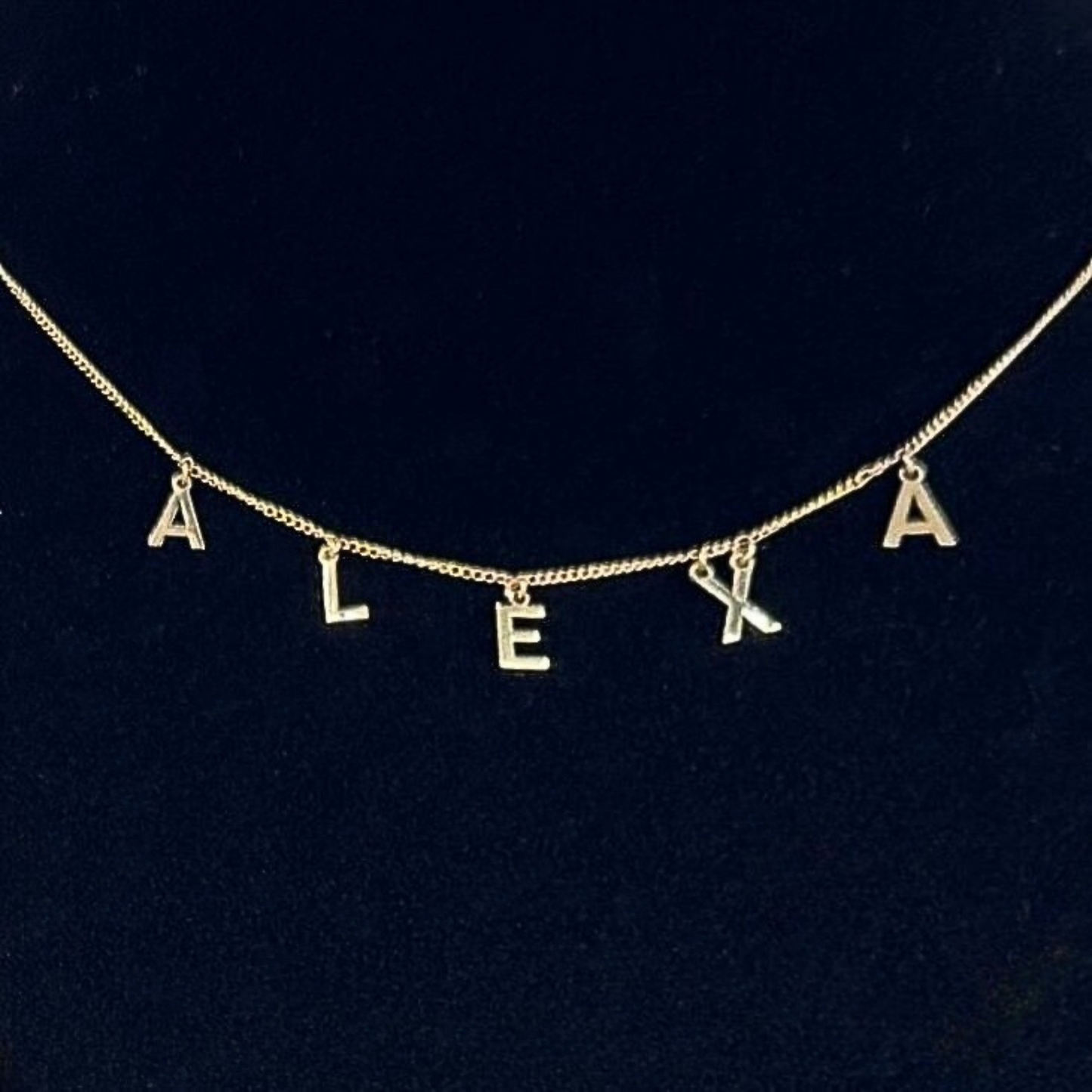 Cadena con Nombre Letra Chica 10k