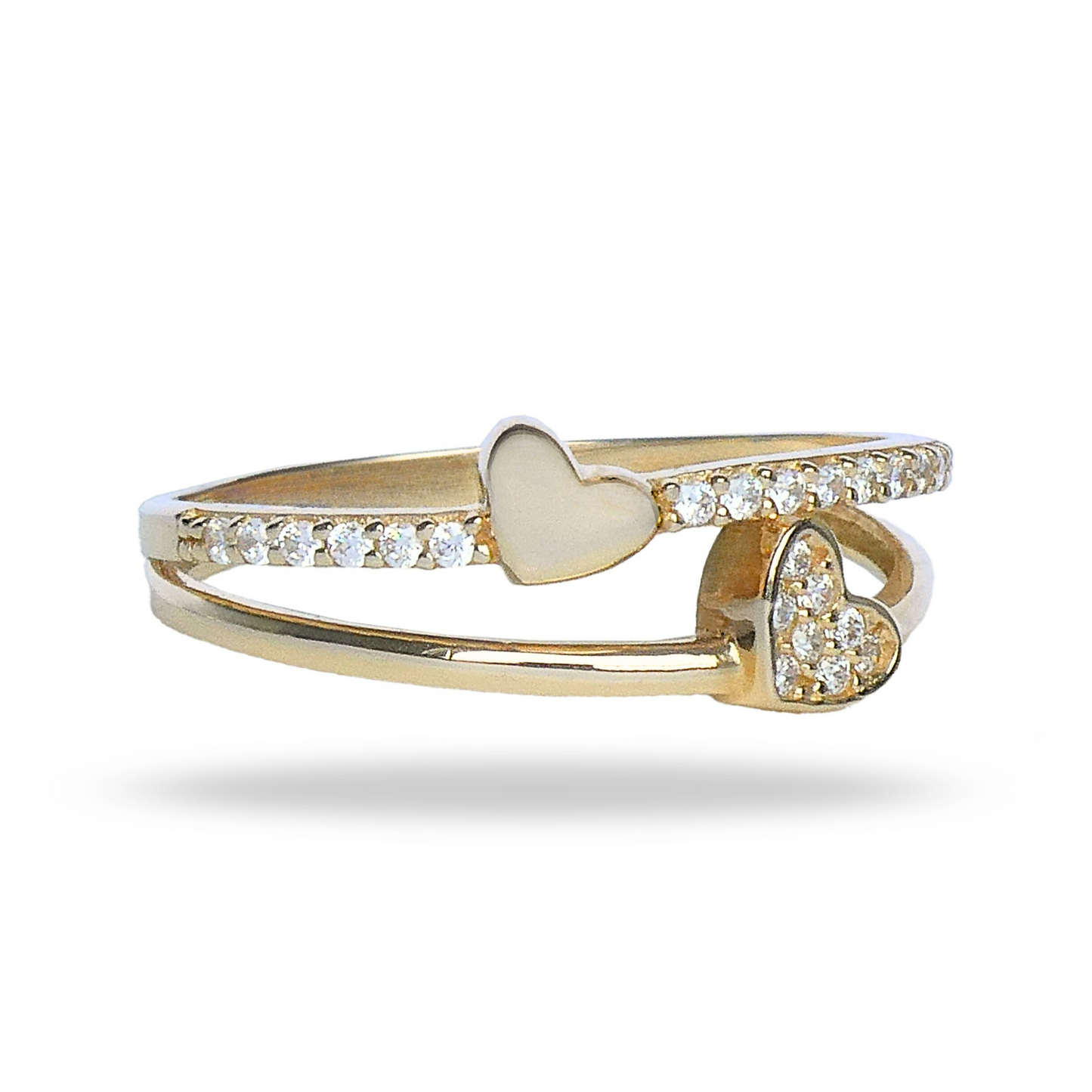 Anillo "Tú y yo" con Zirconias